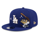 ニューエラ ルーニー テューンズ キャップ 9FIFTY ロサンゼルス ドジャース MLB TASMANIAN DEVIL SWING SNAPBACK CAP ROYAL BLUE