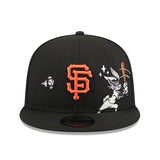 ニューエラ ルーニー テューンズ キャップ 9FIFTY サンフランシスコ ジャイアンツ MLB BUGS BUNNY SWING SNAPBACK CAP BLACK