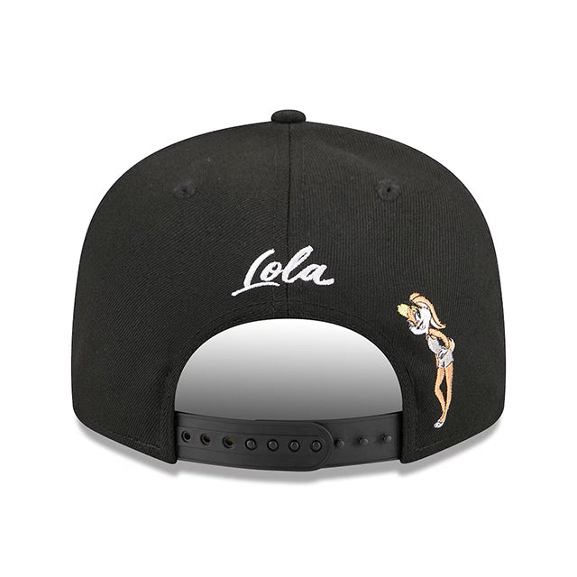 ニューエラ ルーニー テューンズ キャップ 9FIFTY ボルチモア オリオールズ MLB LOLA BUNNY SWING SNAPBACK CAP BLACK
