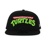 ニューエラ メッシュキャップ 9FIFTY ティーンエイジ ミュータント ニンジャ タートルズ WORDMARK MESH SNAPBACK CAP BLACK