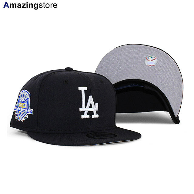 ニューエラ キャップ 9FIFTY ロサンゼルス ドジャース MLB 50TH ANNIVERSARY GREY BOTTOM SNAPBACK CAP NAVY