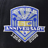 ニューエラ キャップ 9FIFTY ロサンゼルス ドジャース MLB 50TH ANNIVERSARY GREY BOTTOM SNAPBACK CAP NAVY