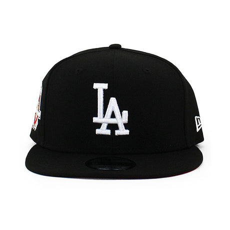 ニューエラ キャップ 9FIFTY ロサンゼルス ドジャース MLB 50TH RED BOTTOM SNAPBACK CAP BLACK