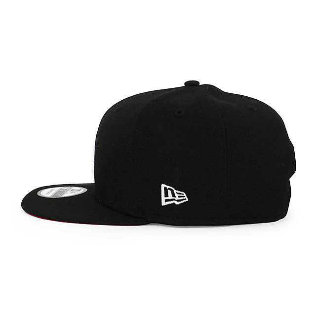 ニューエラ キャップ 9FIFTY ロサンゼルス ドジャース MLB 50TH RED BOTTOM SNAPBACK CAP BLACK