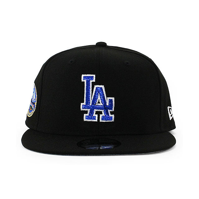 ニューエラ キャップ 9FIFTY ロサンゼルス ドジャース MLB 50TH GREY BOTTOM SNAPBACK CAP BLACK