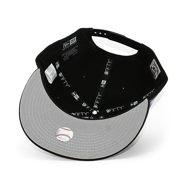 ニューエラ キャップ 9FIFTY ロサンゼルス ドジャース MLB 50TH GREY BOTTOM SNAPBACK CAP BLACK