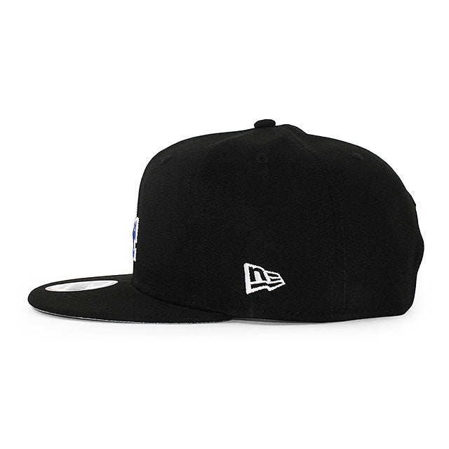 ニューエラ キャップ 9FIFTY ロサンゼルス ドジャース MLB 50TH GREY BOTTOM SNAPBACK CAP BLACK