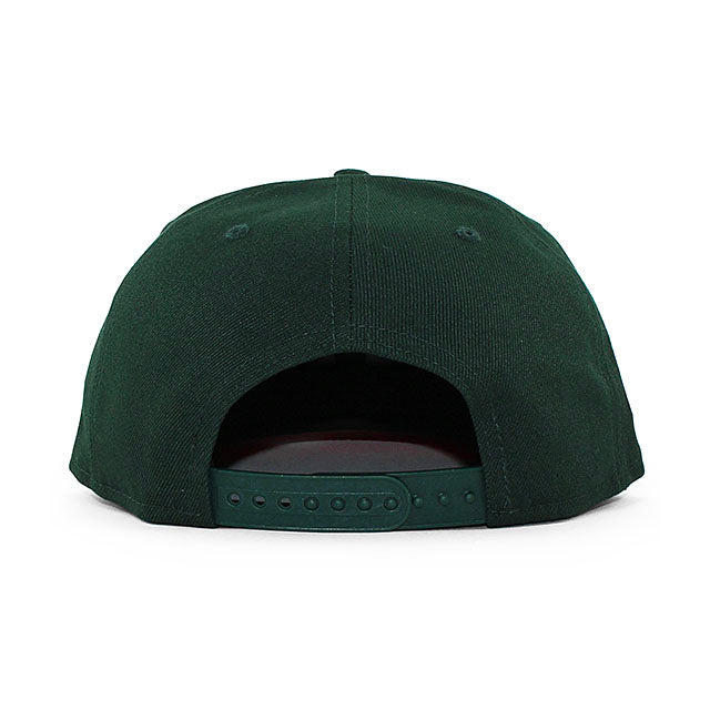 ニューエラ キャップ 9FIFTY スナップバック ロサンゼルス ドジャース MLB 60TH ANNIVERSARY RED BOTTOM SNAPBACK CAP DARK GREEN