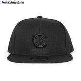 ニューエラ キャップ 9FIFTY シカゴ カブス MLB TEAM BASIC SNAPBACK CAP BLACKOUT