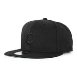 ニューエラ キャップ 9FIFTY シカゴ カブス MLB TEAM BASIC SNAPBACK CAP BLACKOUT