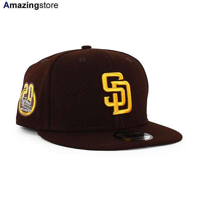 ニューエラ キャップ 9FIFTY サンディエゴ パドレス MLB PETCO PARK 20TH TEAM BASIC SNAPBACK CAP BROWN