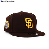 ニューエラ キャップ 9FIFTY サンディエゴ パドレス MLB PETCO PARK 20TH TEAM BASIC SNAPBACK CAP BROWN