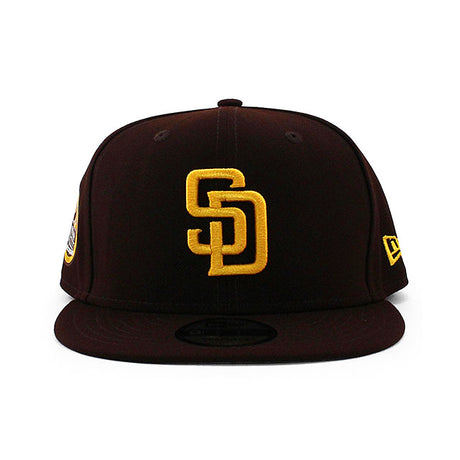 ニューエラ キャップ 9FIFTY サンディエゴ パドレス MLB PETCO PARK 20TH TEAM BASIC SNAPBACK CAP BROWN