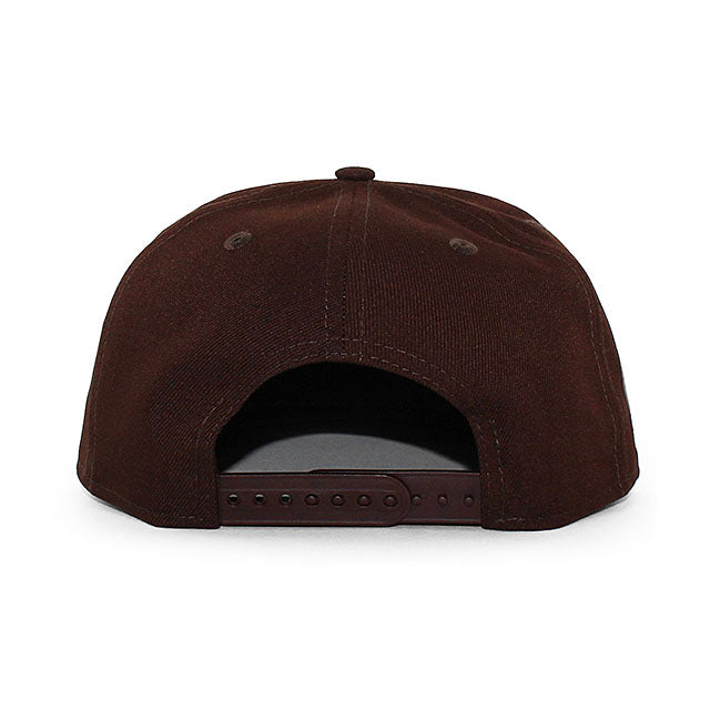 ニューエラ キャップ 9FIFTY サンディエゴ パドレス MLB PETCO PARK 20TH TEAM BASIC SNAPBACK CAP BROWN