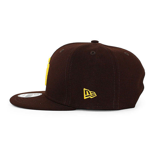 ニューエラ キャップ 9FIFTY サンディエゴ パドレス MLB PETCO PARK 20TH TEAM BASIC SNAPBACK CAP BROWN