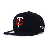 ニューエラ キャップ 9FIFTY ミネソタ ツインズ MLB TEAM BASIC SNAPBACK CAP NAVY