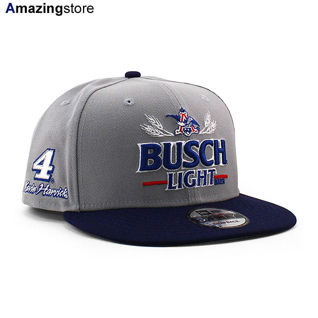 ニューエラ キャップ 9FIFTY ナスカー ケヴィン ハーヴィック BUSCH LIGHT SNAPBACK CAP GREY