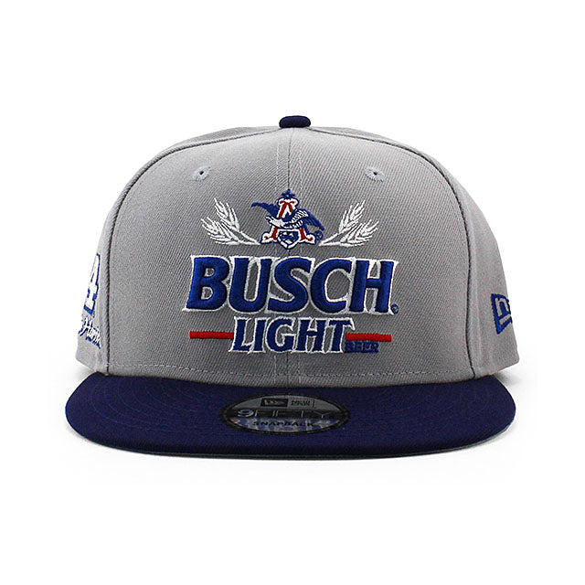 ニューエラ キャップ 9FIFTY ナスカー ケヴィン ハーヴィック BUSCH LIGHT SNAPBACK CAP GREY