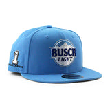 ニューエラ キャップ 9FIFTY ナスカー ロス チャステイン BUSCH LIGHT SNAPBACK CAP LT BLUE