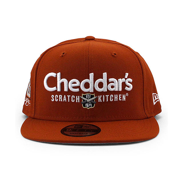 ニューエラ キャップ 9FIFTY ナスカー カイル ブッシュ Cheddar's SNAPBACK CAP ORANGE