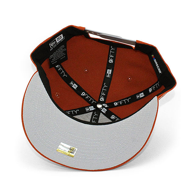 ニューエラ キャップ 9FIFTY ナスカー カイル ブッシュ Cheddar's SNAPBACK CAP ORANGE