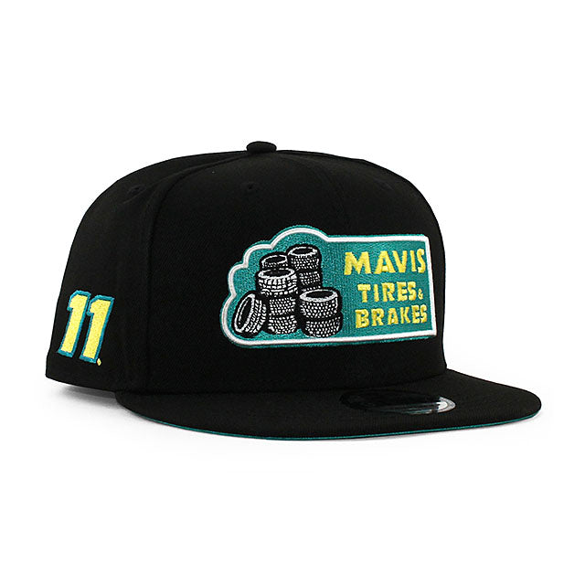 ニューエラ キャップ 9FIFTY ナスカー デニー ハムリン MAVIS TIRES & BRAKES SNAPBACK CAP BLACK