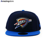 ニューエラ キャップ 9FIFTY オクラホマシティ サンダー NBA 2T TEAM BASIC SNAPBACK CAP NAVY