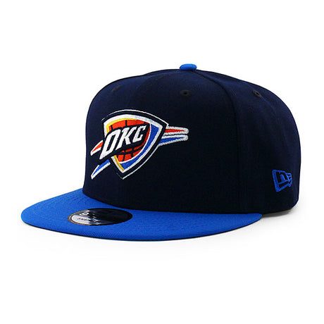 ニューエラ キャップ 9FIFTY オクラホマシティ サンダー NBA 2T TEAM BASIC SNAPBACK CAP NAVY