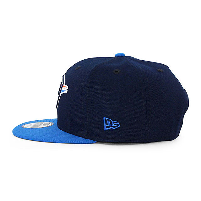 ニューエラ キャップ 9FIFTY オクラホマシティ サンダー NBA 2T TEAM BASIC SNAPBACK CAP NAVY