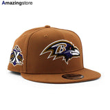 ニューエラ キャップ 9FIFTY ボルチモア レイブンズ NFL 10TH SNAPBACK CAP TAN