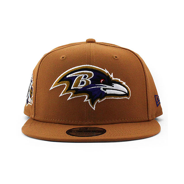 ニューエラ キャップ 9FIFTY ボルチモア レイブンズ NFL 10TH SNAPBACK CAP TAN