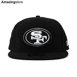 ニューエラ キャップ 9FIFTY サンフランシスコ 49ERES NFL TEAM BASIC SNAPBACK CAP BLACK