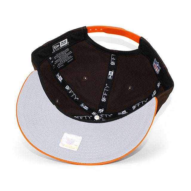 ニューエラ キャップ 9FIFTY クリーブランド ブラウンズ NFL 2T TEAM BASIC SNAPBACK CAP BROWN