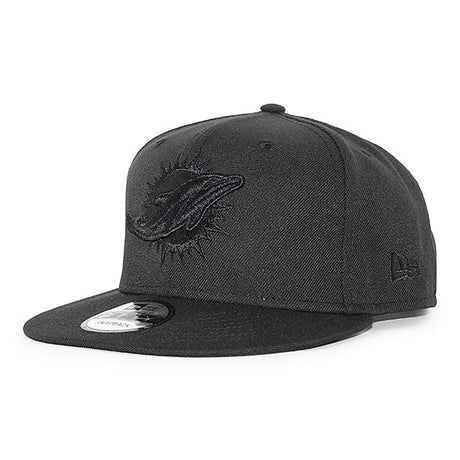 ニューエラ キャップ 9FIFTY マイアミ ドルフィンズ NFL TEAM BASIC SNAPBACK CAP BLACKOUT