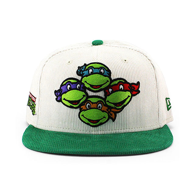 激レア【ニューエラ×ミュータントタートルズ】限定コラボ キャップ カーキ×黄 ニューエラ キャップ 9FIFTY ティーンエイジ ミュータント ニンジャ