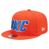 海外取寄 ニューエラ キャップ 9FIFTY スナップバック オクラホマシティ サンダー NBA STATEMENT EDITION SNAPBACK CAP ORANGE