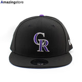 ニューエラ キャップ 9FIFTY スナップバック コロラド ロッキーズ MLB TEAM COLOR SNAPBACK BLACK