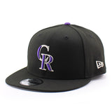 ニューエラ キャップ 9FIFTY スナップバック コロラド ロッキーズ MLB TEAM COLOR SNAPBACK BLACK