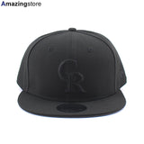 ニューエラ キャップ 9FIFTY スナップバック コロラド ロッキーズ MLB TEAM BASIC SNAPBACK BLACKOUT