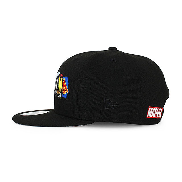 ニューエラ キャップ 9FIFTY マーベルコミックス スパイダーマン COMIC SNAPBACK CAP BLACK