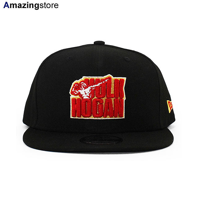 ハルク ホーガンモデル ニューエラ コラボ 9FIFTY スナップバック キャップ WWE HULK HORGAN BLACK