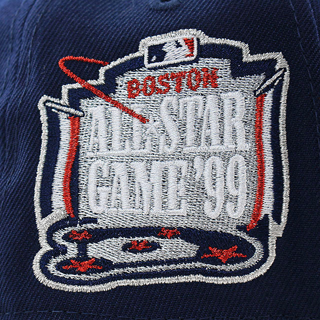 ニューエラ キャップ 9FORTY ボストン レッドソックス MLB 1999 ALL STAR GAME GREY BOTTOM A-FRAME SNAPBACK CAP NAVY