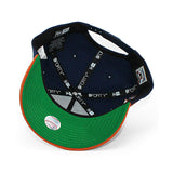 ニューエラ キャップ 9FORTY ボストン レッドソックス MLB 1999 ALL STAR GAME KELLY GREEN BOTTOM A-FRAME SNAPBACK CAP NAVY