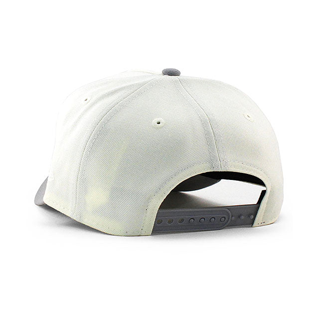 ニューエラ キャップ 9FORTY ニューヨーク ヤンキース MLB 1999 WORLD SERIES GREY BOTTOM A-FRAME SNAPBACK CAP CREAM