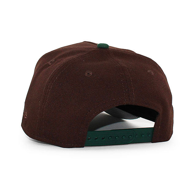 ニューエラ キャップ 9FORTY ティンバーラトラーズ MiLB 20TH ANNIVERSARY GREY BOTTOM A-FRAME SNAPBACK CAP BROWN