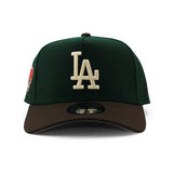 ニューエラ キャップ 9FORTY ロサンゼルス ドジャース MLB 40TH GREY BOTTOM A-FRAME SNAPBACK CAP GREEN