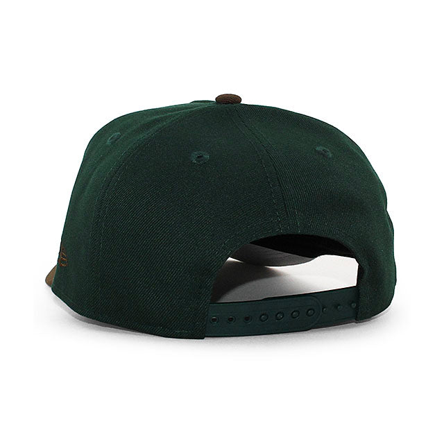 ニューエラ キャップ 9FORTY ロサンゼルス ドジャース MLB 40TH GREY BOTTOM A-FRAME SNAPBACK CAP GREEN