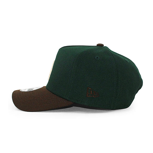 ニューエラ キャップ 9FORTY ロサンゼルス ドジャース MLB 40TH GREY BOTTOM A-FRAME SNAPBACK CAP GREEN