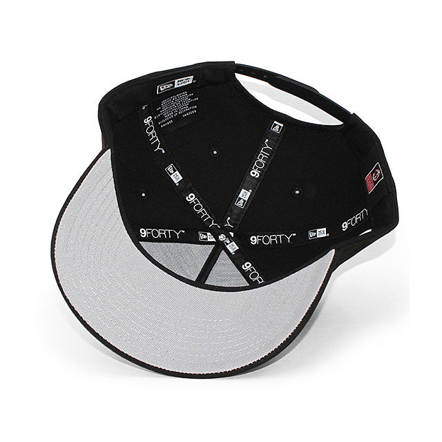 ニューエラ 9FORTY ACミラン SERIA A A-FRAME SNAPBACK CAP BLACK