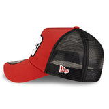 ニューエラ メッシュキャップ 9FORTY FISHING PATCH A-FRAME TRUCKER MESH CAP RED